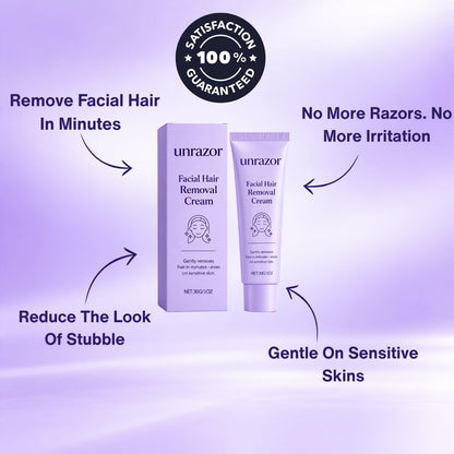 UNRAZOR Facial hair removal cream